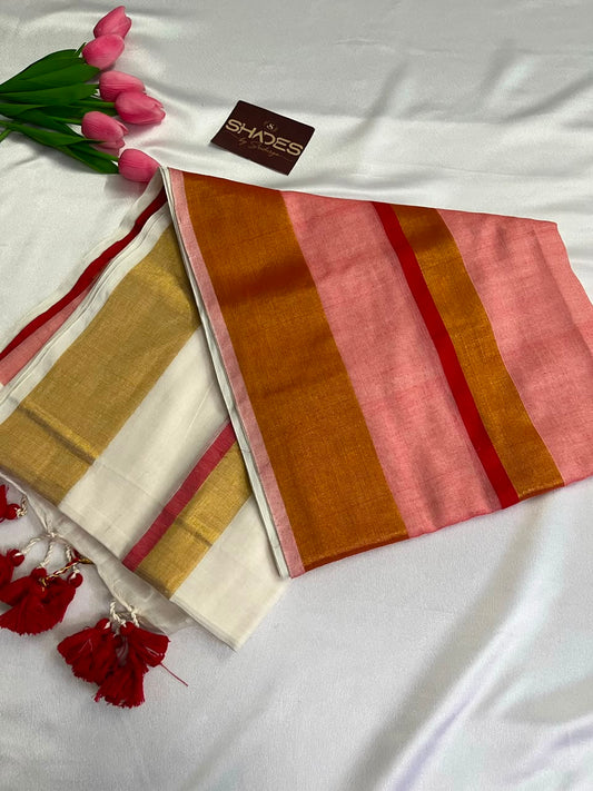 Aswathi - Pure 120 Count Mul Cotton Saree