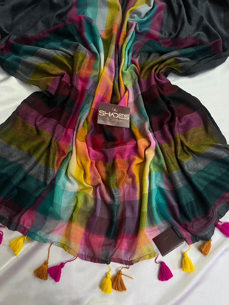 Rainbow - Pure 120 Count Mul Cotton Saree