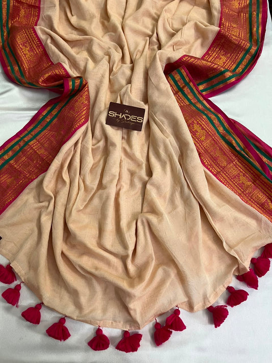 Padmavati - Pure 120 Count Mul Cotton Saree