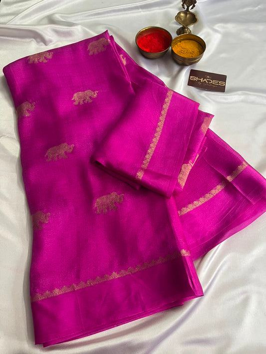 Deepika - Khadi Soft Silk Saree