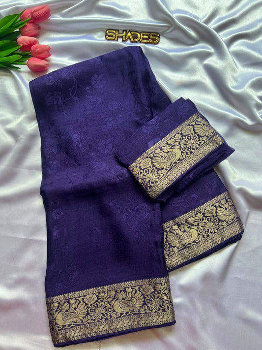 Revathi - Viscose Soft Silk Saree