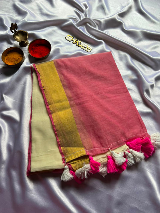 Anjali - Pure 120 Count Mul Cotton Saree