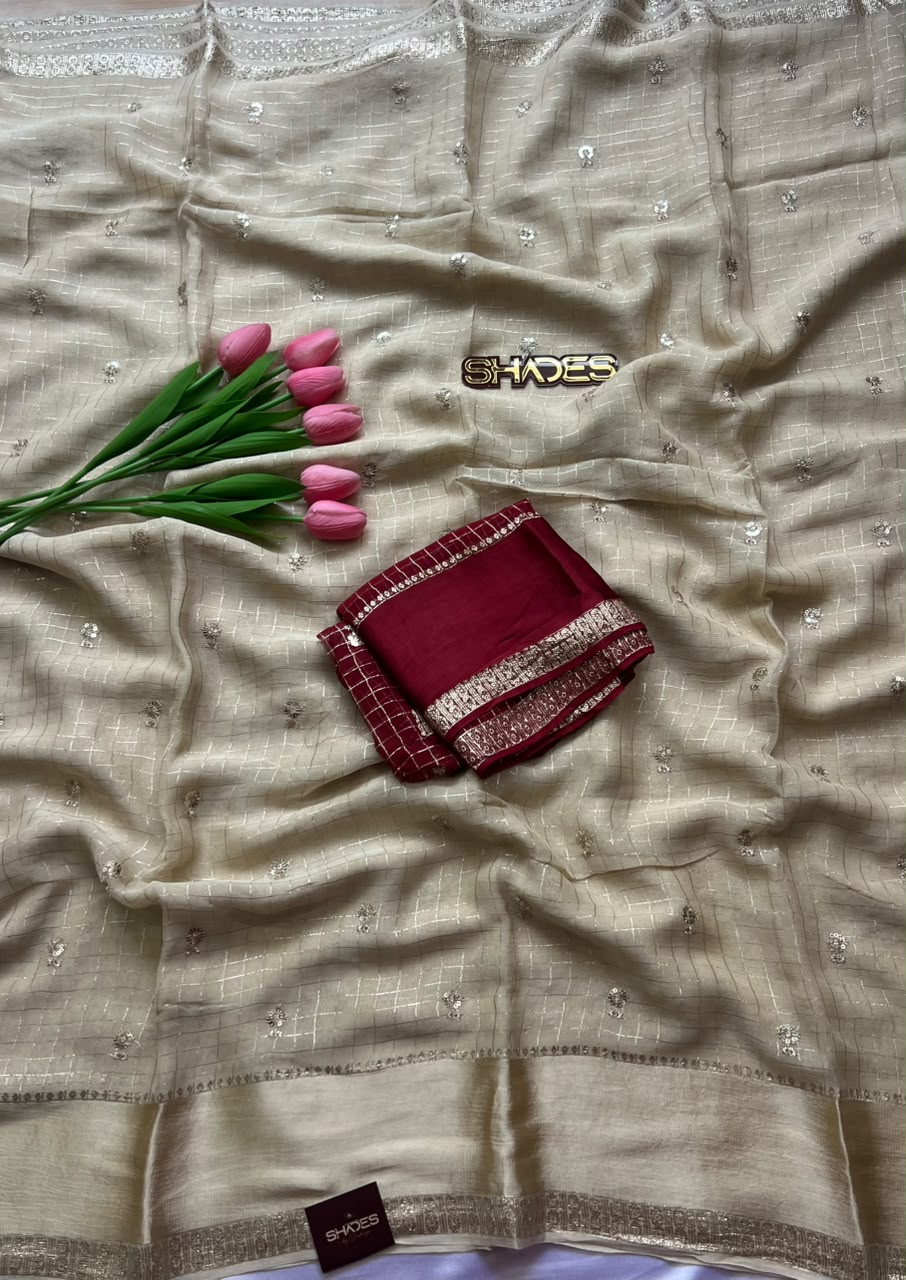 Priya - Viscose Georgette Saree