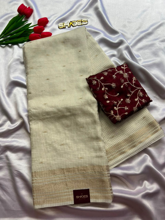 Meera - Viscose Dola Silk Saree