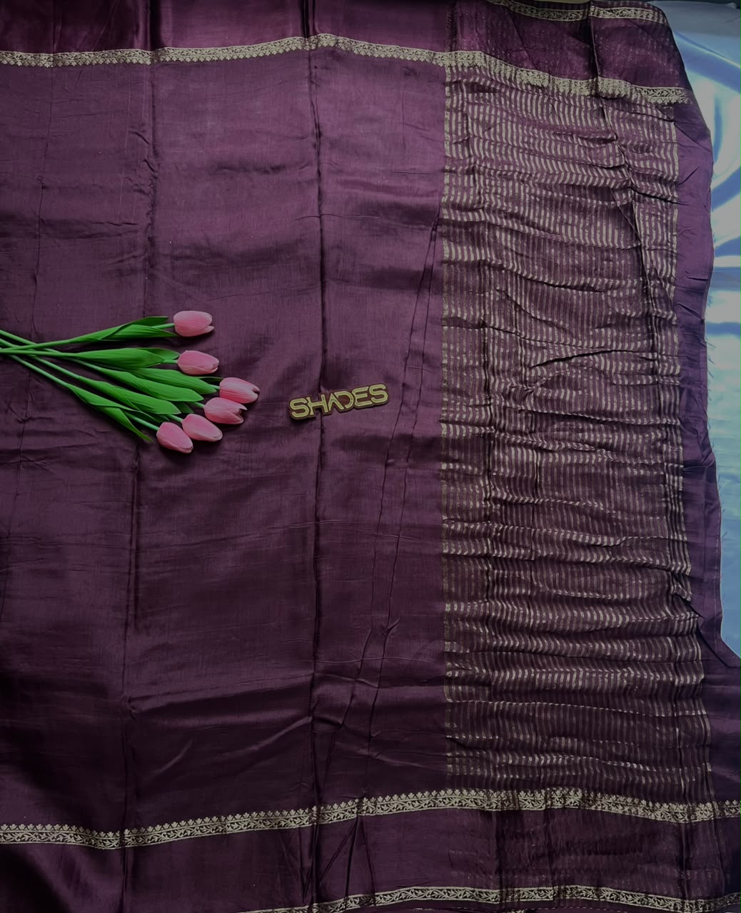 AMULYA - Viscose Chinon Saree