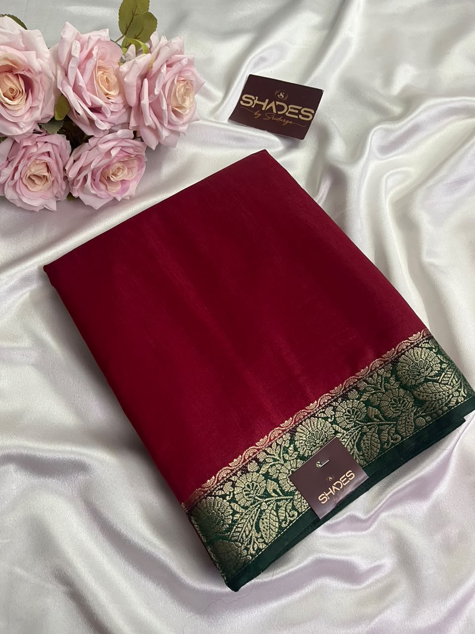 Dhrithi (contrast) - Jute Soft Silk Sarees
