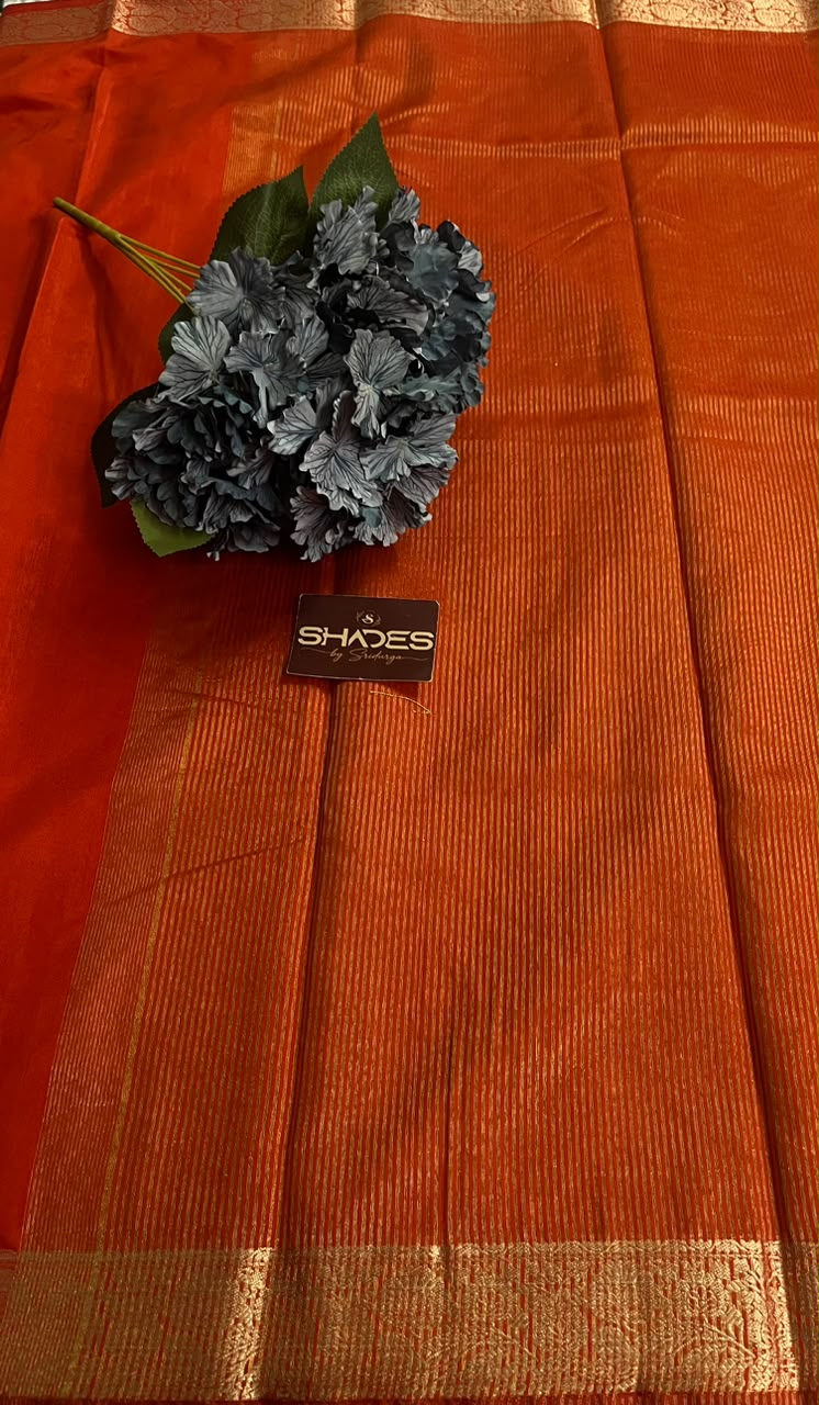 Dhrithi (self) - Jute Soft Silk Sarees