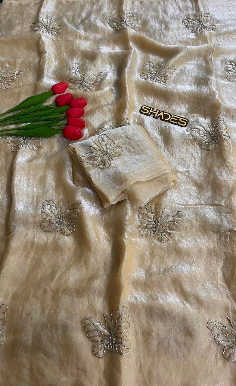 Butterfly Bliss - Space Silk/ Satin Organza