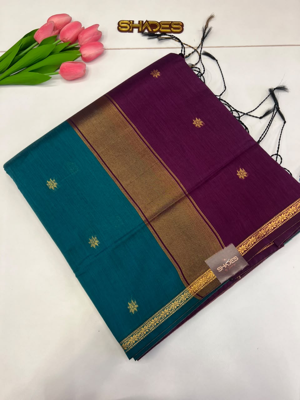 Maheshwari (Contrast) - Maheshwari Silk Saree