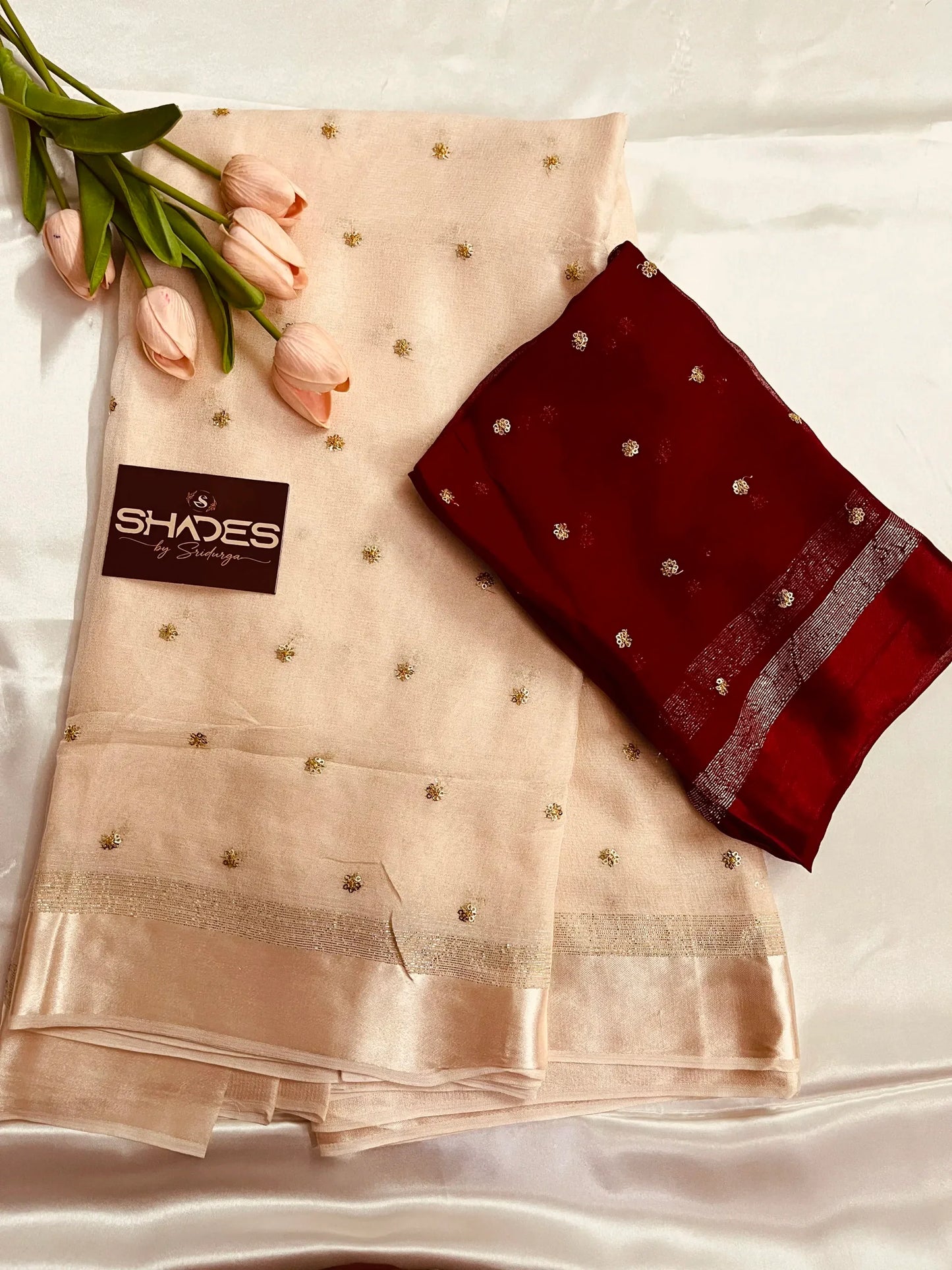 Noor - Viscose Georgette (off white) image 3