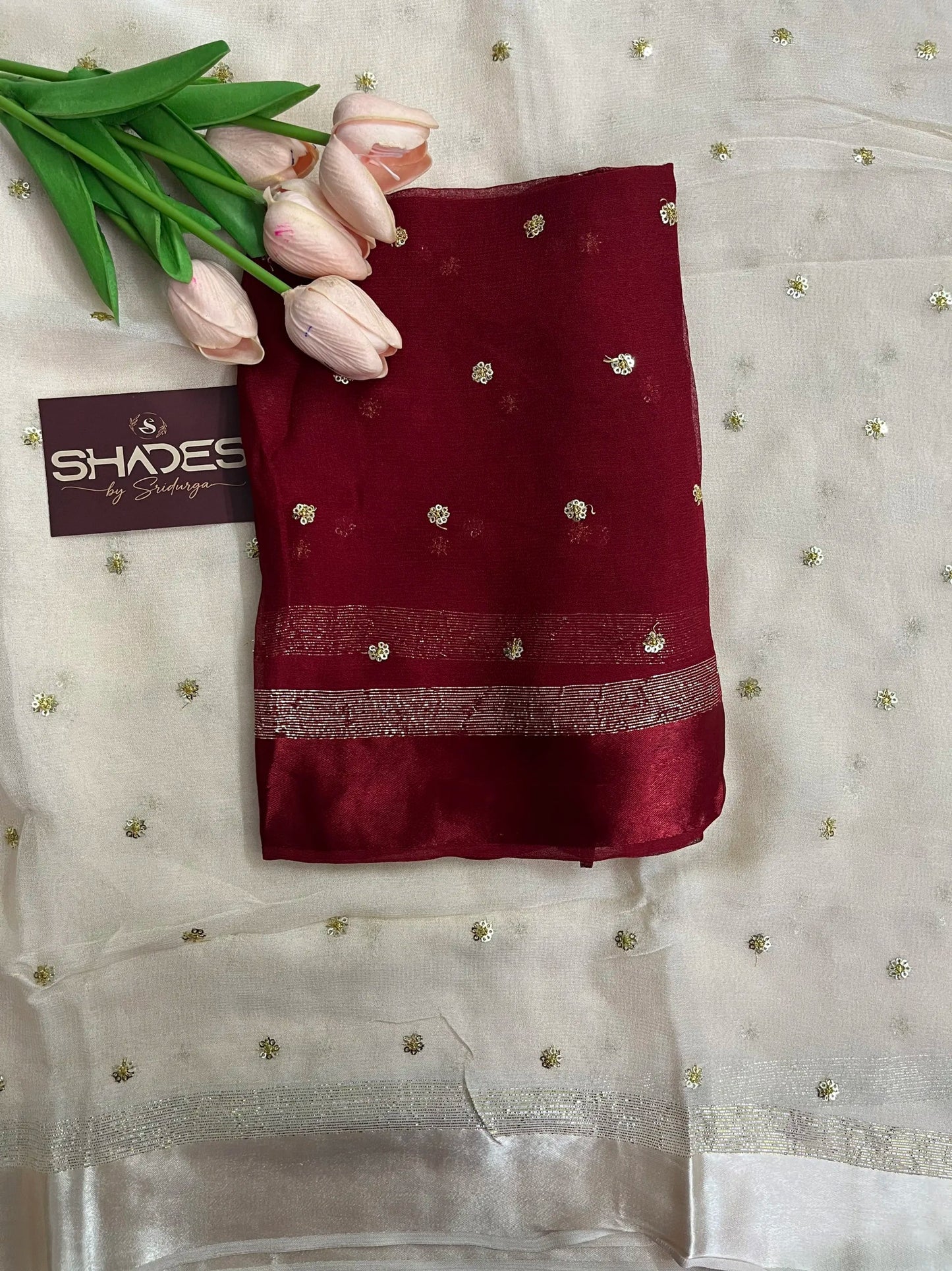 Noor - Viscose Georgette (off white) image 1