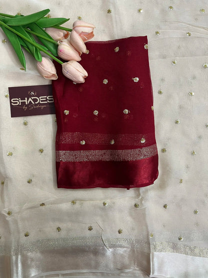 Noor - Viscose Georgette (off white) image 1
