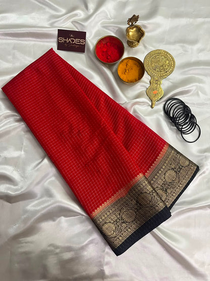 Madhavi - Mysore Crepe Silk Saree