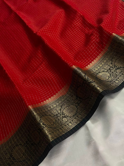 Madhavi - Mysore Crepe Silk Saree