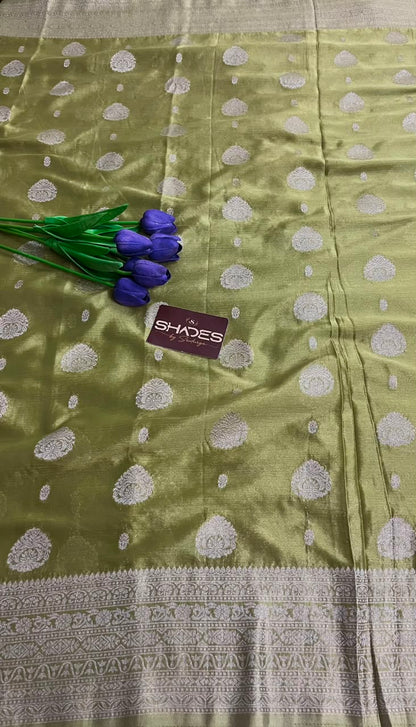 Olive - Banarasi Georgette
