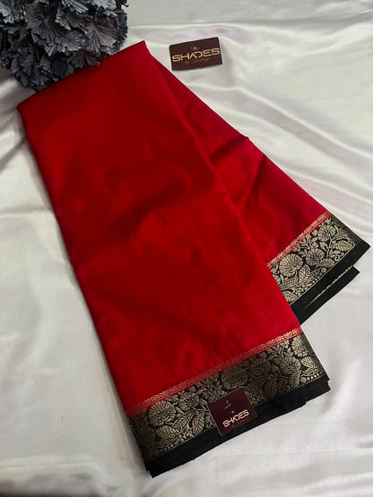 Dhrithi (contrast) - Jute Soft Silk Sarees