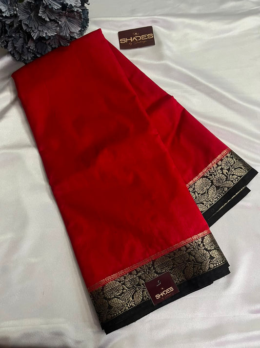 Dhrithi (contrast) - Jute Soft Silk Sarees