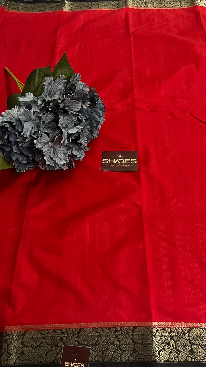 Dhrithi (contrast) - Jute Soft Silk Sarees