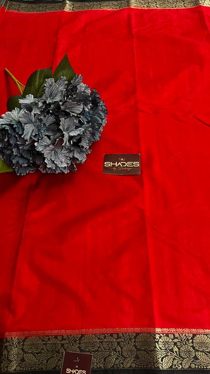 Dhrithi (contrast) - Jute Soft Silk Sarees