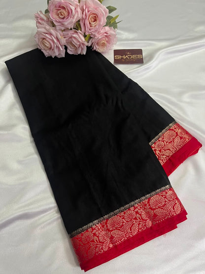 Dhrithi (contrast) - Jute Soft Silk Sarees