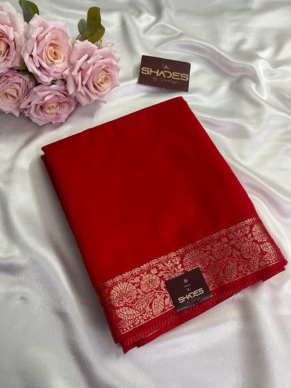Dhrithi (self) - Jute Soft Silk Sarees