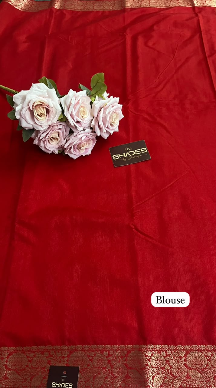 Dhrithi (self) - Jute Soft Silk Sarees