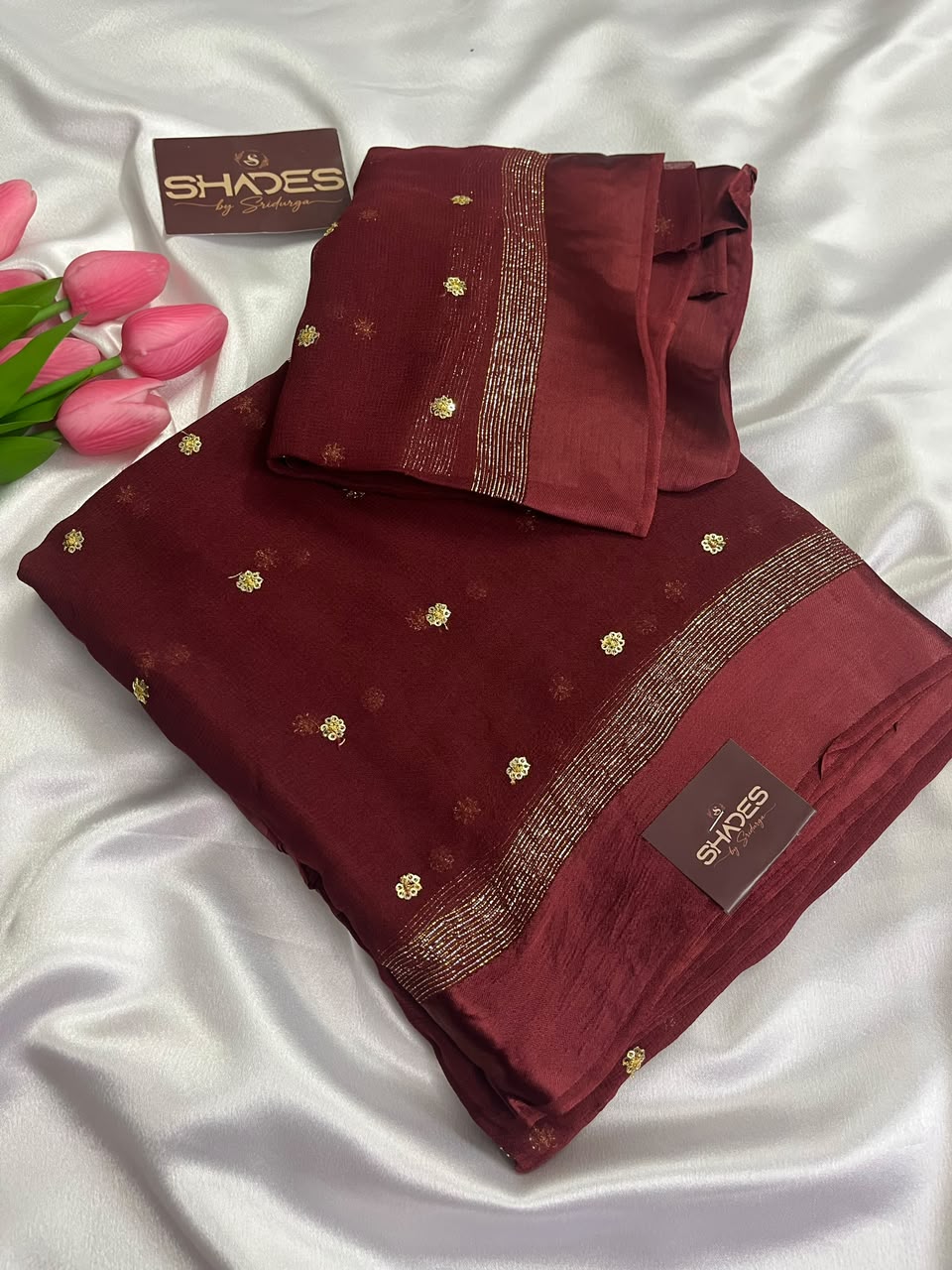 Bella - Viscose Georgette Saree