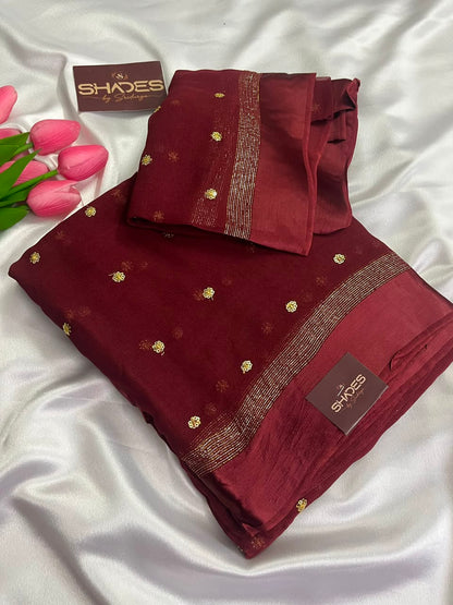 Bella - Viscose Georgette Saree