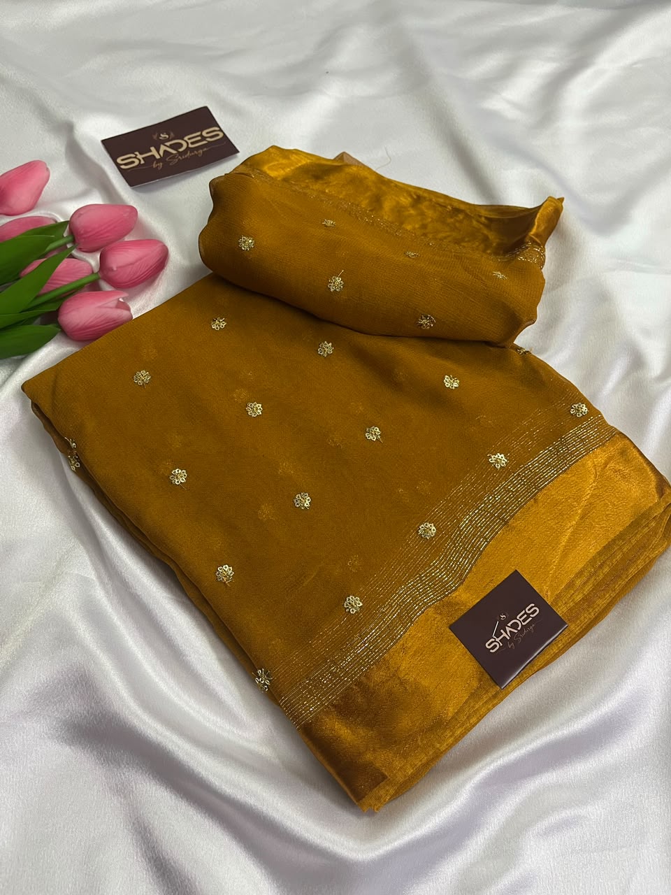Bella - Viscose Georgette Saree
