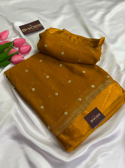 Bella - Viscose Georgette Saree