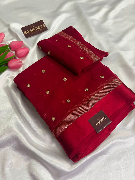 Bella - Viscose Georgette Saree