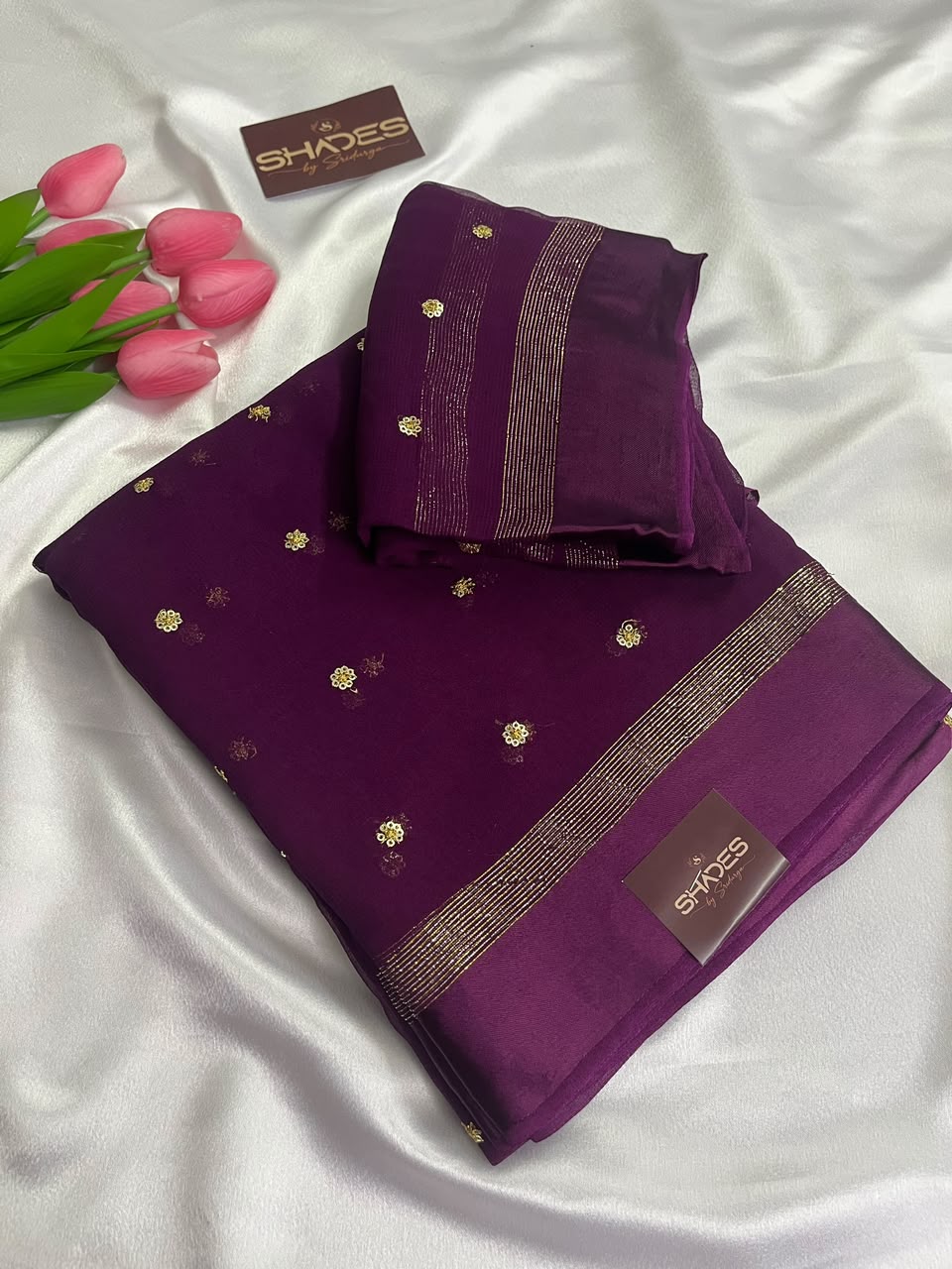 Bella - Viscose Georgette Saree