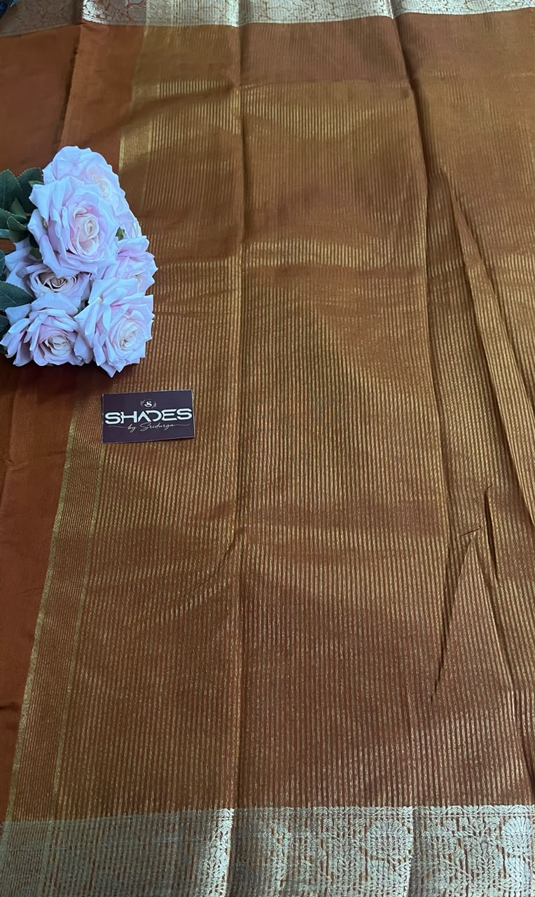 Dhrithi (self) - Jute Soft Silk Sarees