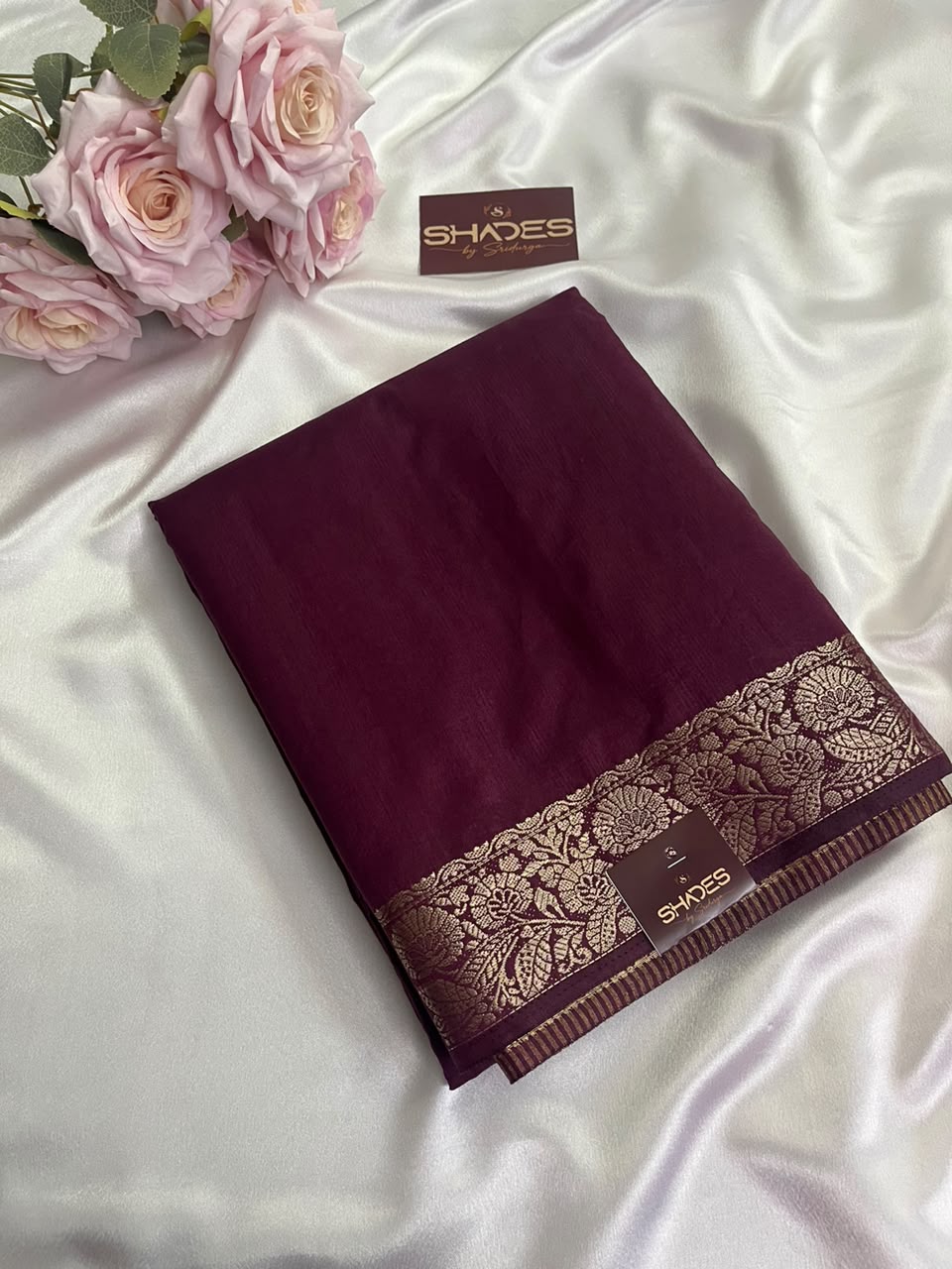 Dhrithi (self) - Jute Soft Silk Sarees