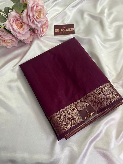 Dhrithi (self) - Jute Soft Silk Sarees