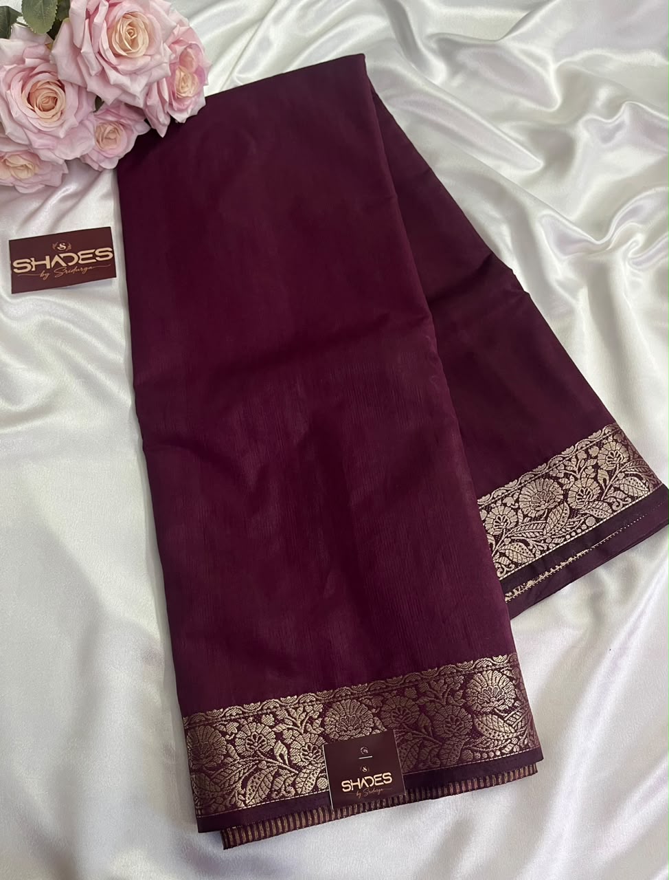 Dhrithi (self) - Jute Soft Silk Sarees
