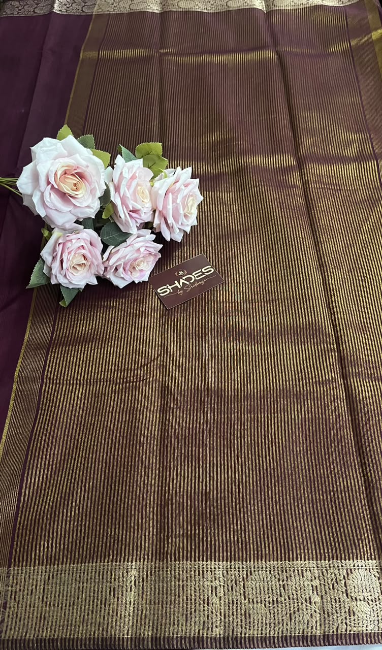 Dhrithi (self) - Jute Soft Silk Sarees