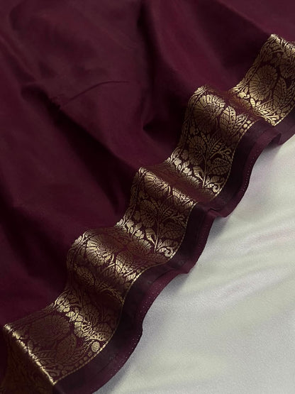 Dhrithi (self) - Jute Soft Silk Sarees