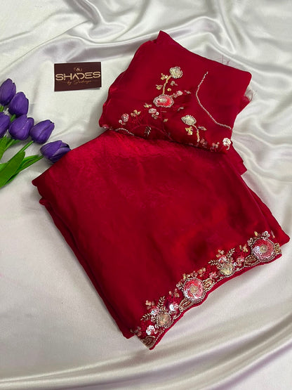 Blush - Premium Party Wear Saree