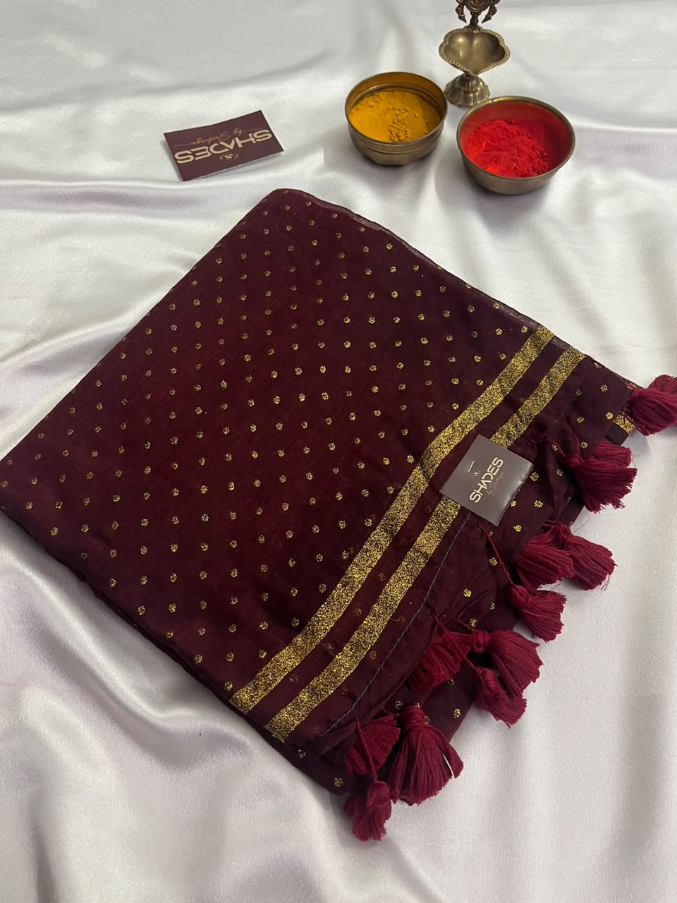 Tanvika - Pure 120 Count Mul Cotton Saree