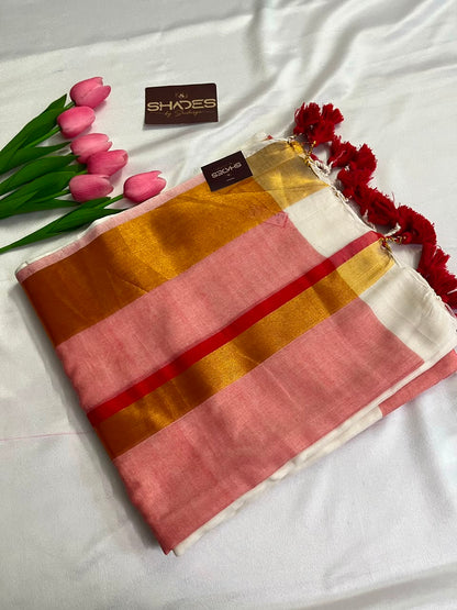 Aswathi - Pure 120 Count Mul Cotton Saree