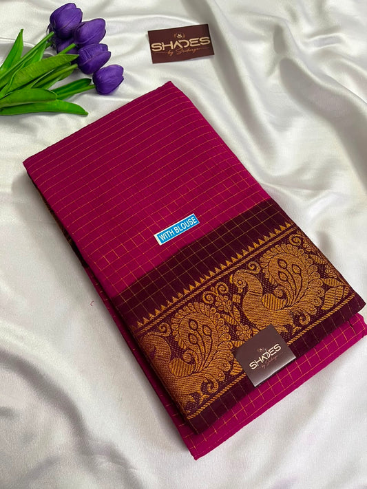 Tanvi - Madurai Sungidi Cotton Saree