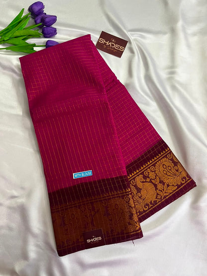 Tanvi - Madurai Sungidi Cotton Saree