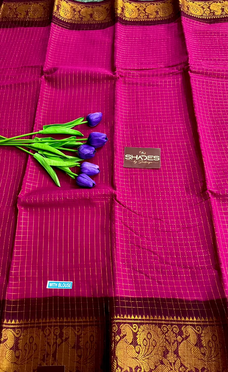 Tanvi - Madurai Sungidi Cotton Saree