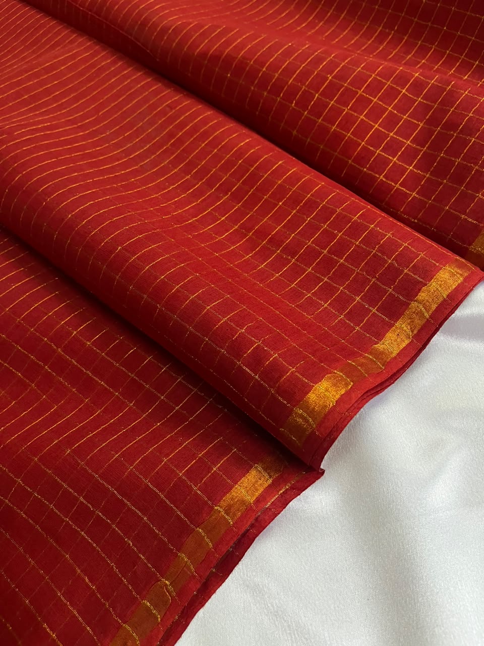 Mallika - Sungidi Cotton Check Saree