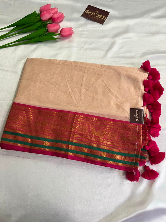 Padmavati - Pure 120 Count Mul Cotton Saree