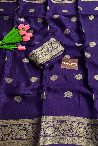 Purple Rose - Viscose Crepe Silk