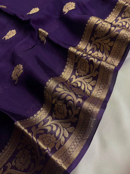 Purple Rose - Viscose Crepe Silk
