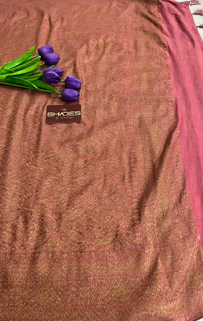 Rosy Charm - Premium Banarasi Georgette