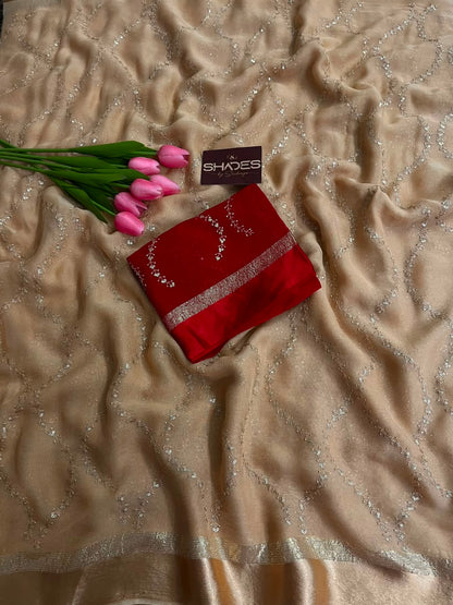 Lily - Pure Viscose Georgette Saree